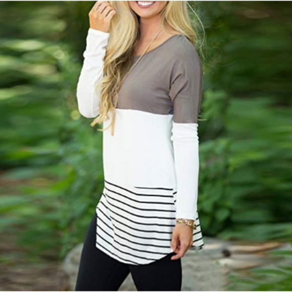 NWT Womens Back Lace Long Sleeve Blouse - Picture 3 of 5